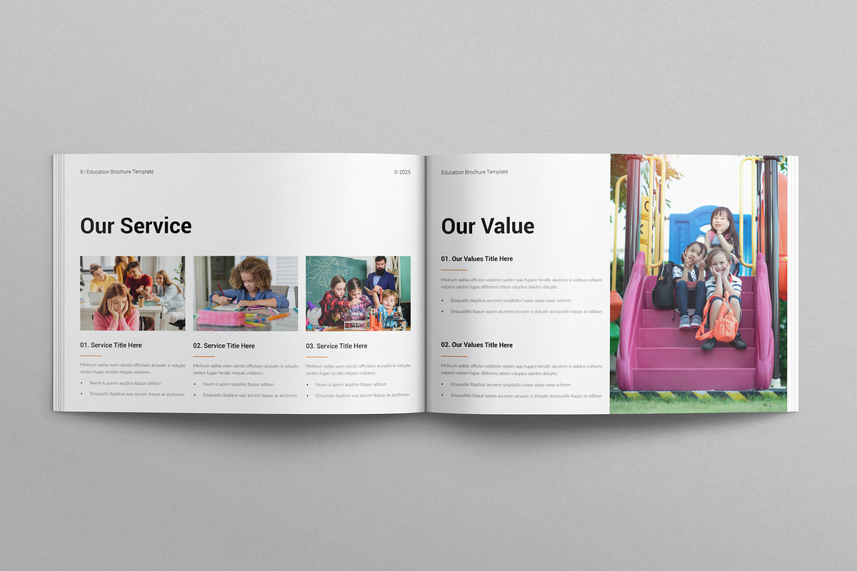 Education Brochure Landscape, a Brochure Template by E-Type (Photo 4 of 7)