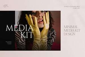 Influencer Media Kit Template (8pgs), a Marketing Template by Signture Muse Design