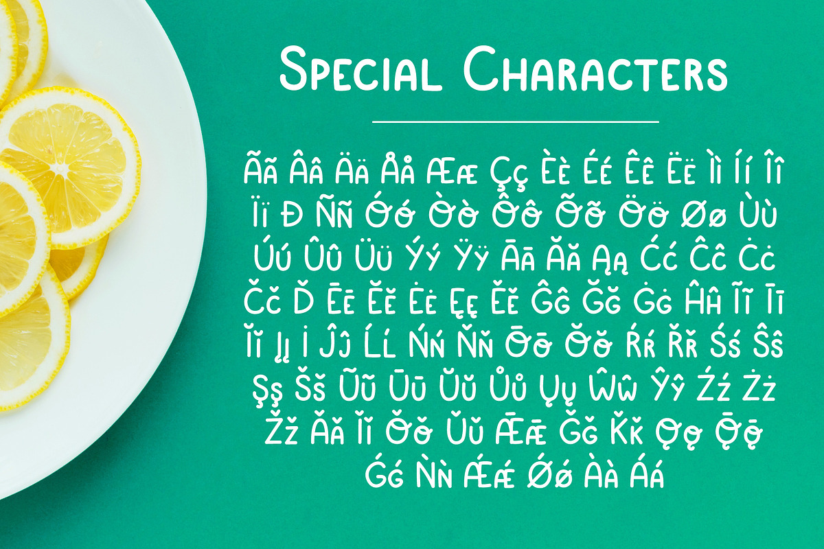 Simple playful font - Lemon preview 3