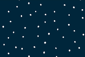 Seamless pattern white hand drawn dots scattered across a dark b, a Pattern Graphic by Studio ANNA