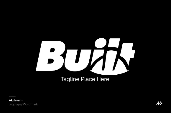 Built - Modern Bold Wordmark Logo fo preview 2