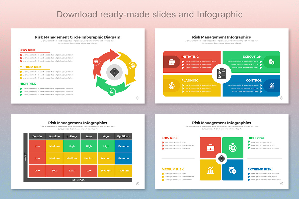 Risk Management Infographic Keynote, a Templates & Theme by Mighty-Slide (Photo 4 of 7)