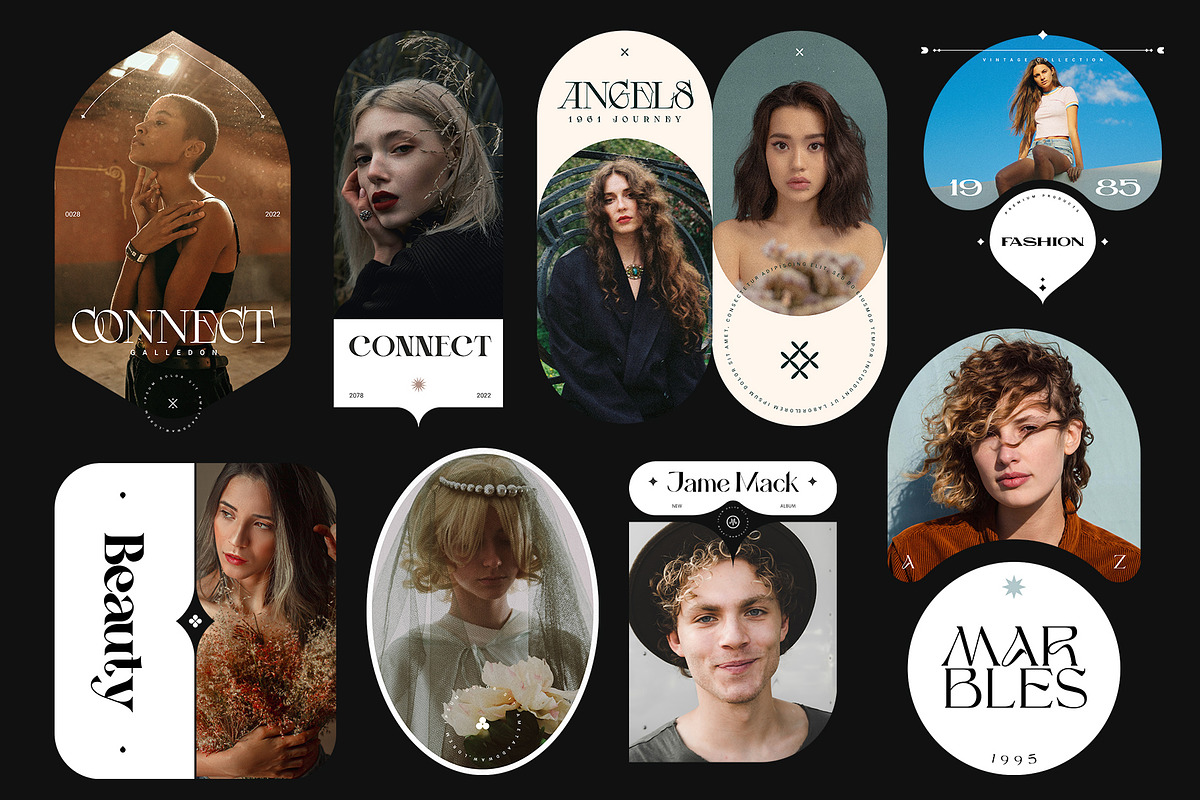 33 Designer Frames, a Design Template by Studio Dusk (Photo 13 of 15)