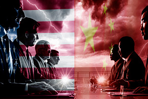USa and China leaders concept, a Business Photo by DanFLCreativo