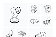 Devices Isometric Icons, a Duotone Icon by Vectors Market (Thumbnail 15 of 16)