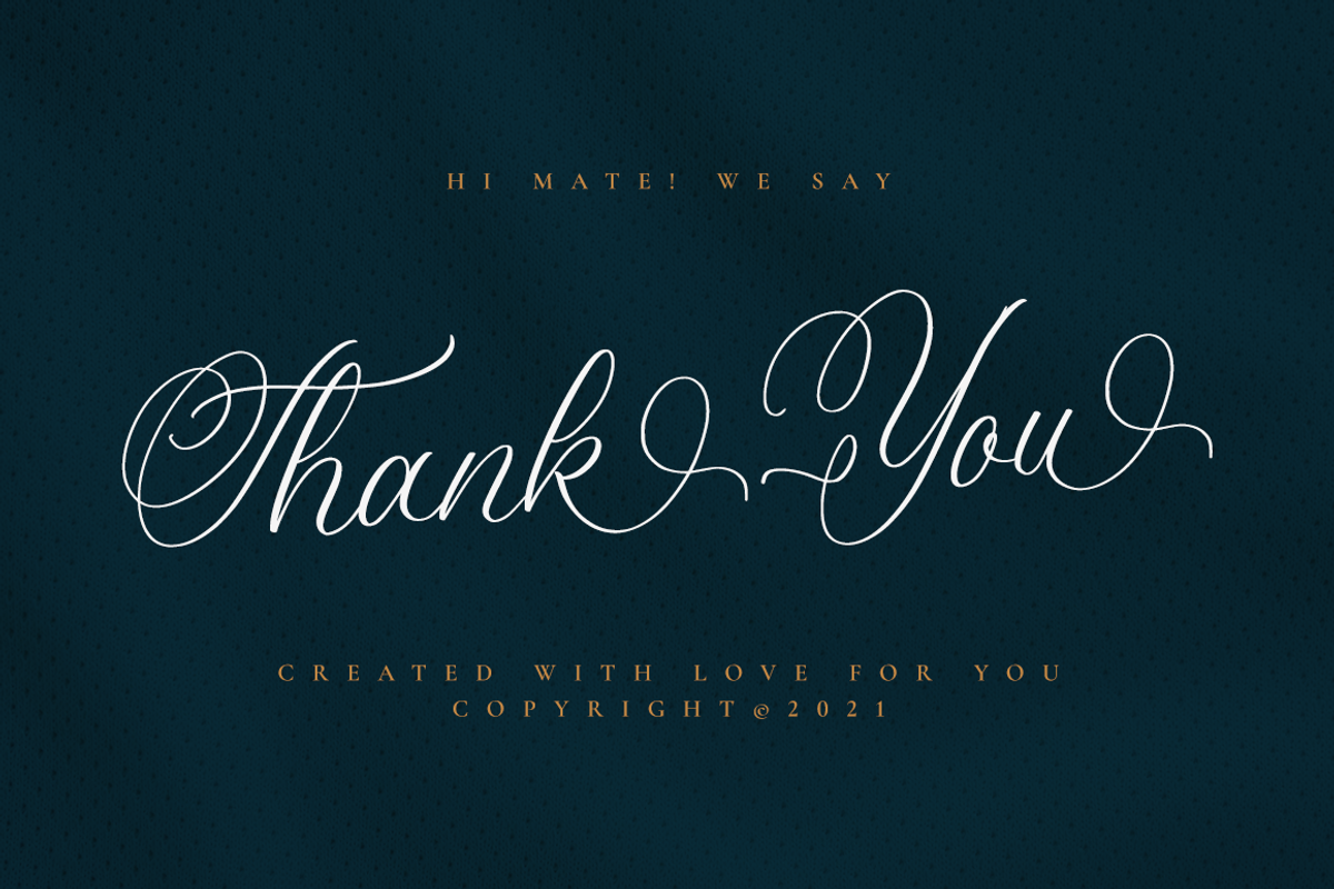 Amanda Calligraphy, a Script Font by RockboyStd (Photo 12 of 12)