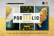 Interactive PDF Portfolio Layout, a Brochure Template by Grkic Creative (Thumbnail 1 of 7)