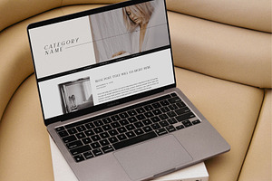 Showit Blog Template Design