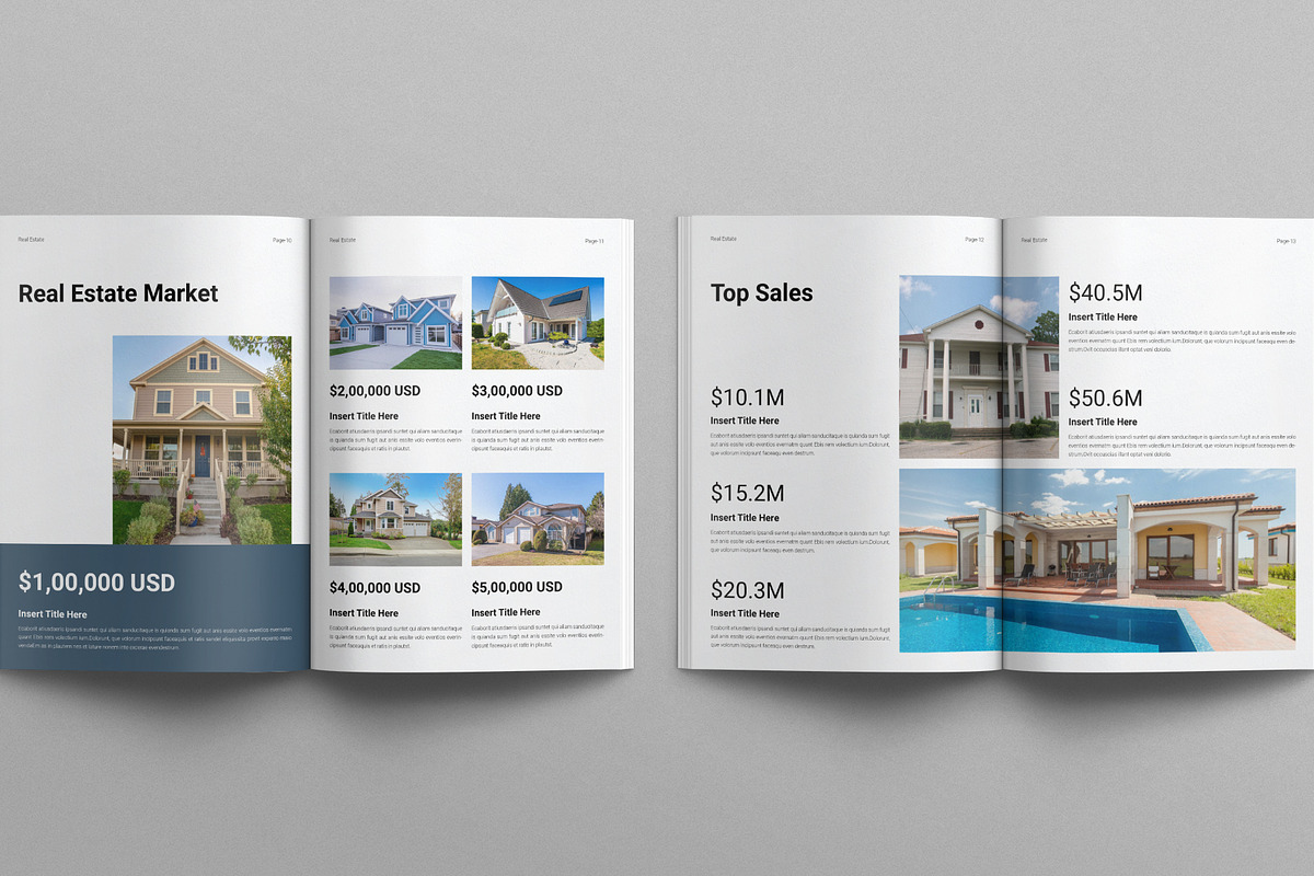 Real Estate Brochure Template, a Brochure Template by E-Type (Photo 5 of 7)