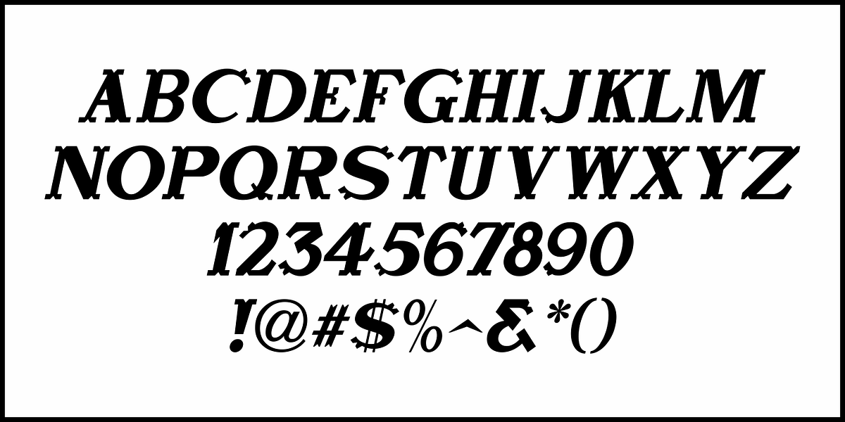Horse Thief JNL, a Serif Font by Jeff Levine Fonts (Photo 5 of 5)