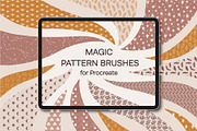Magic Pattern Brushes for Procreate, a Brush Add-On by NinaFedorova (Thumbnail 1 of 6)