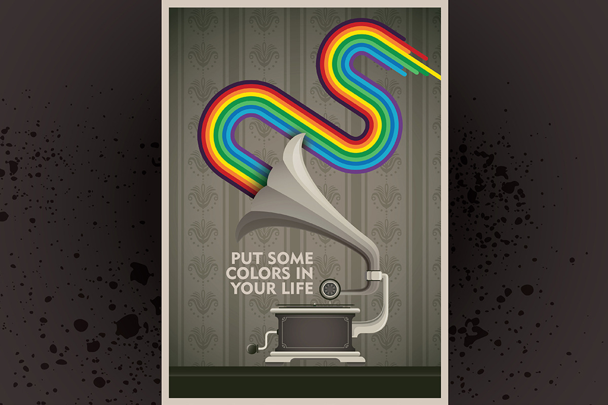 Conceptual vintage posters, a Technology Illustration by Radoman (Photo 5 of 6)