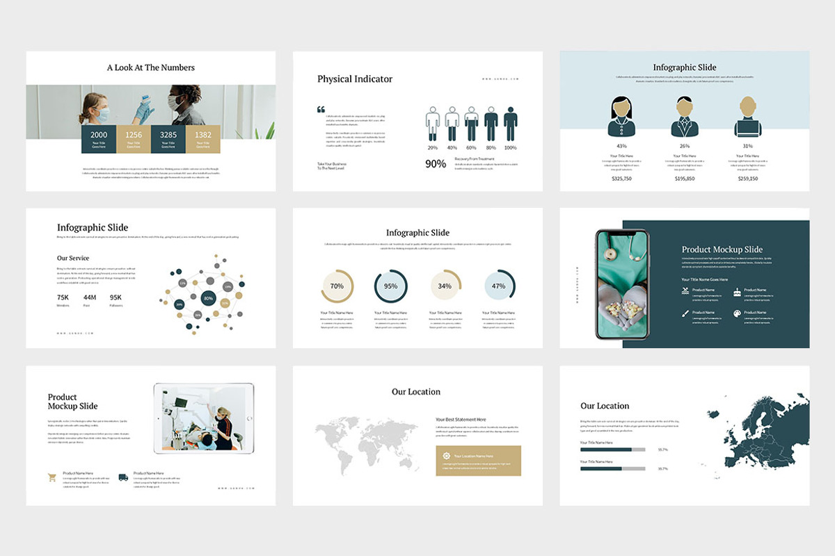 Ganua : Healthcare Powerpoint, a Presentation Template by Punkl Camp (Photo 4 of 9)