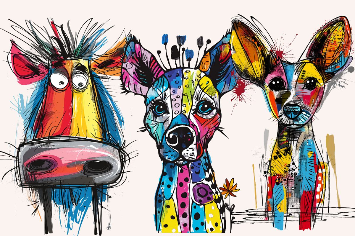 Doodle Cartoon African Animals, an Animal Illustration by PrintHaven Designs (Photo 5 of 10)