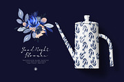 Good Night Flowers, a Decorative Illustration by Webvilla Studio (Thumbnail 4 of 5)