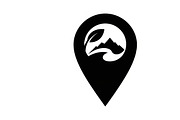 Modern location pin silhouettes, an Illustration by Amazin_art (Thumbnail 12 of 31)