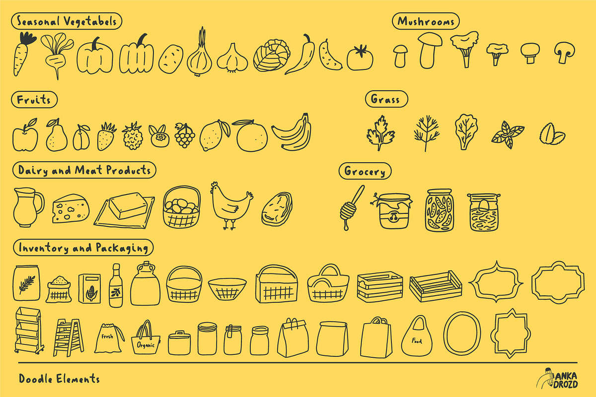 Farmers Market, a Handwritten Font by AnkaDrozd (Photo 4 of 10)