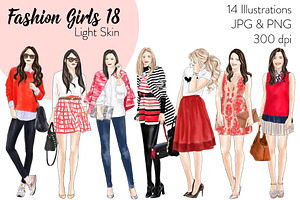 Fashion Girls 18 - Light Skin