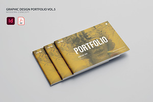 Graphic Design Portfolio Vol.5, a Brochure Template by Bewalrus Studio