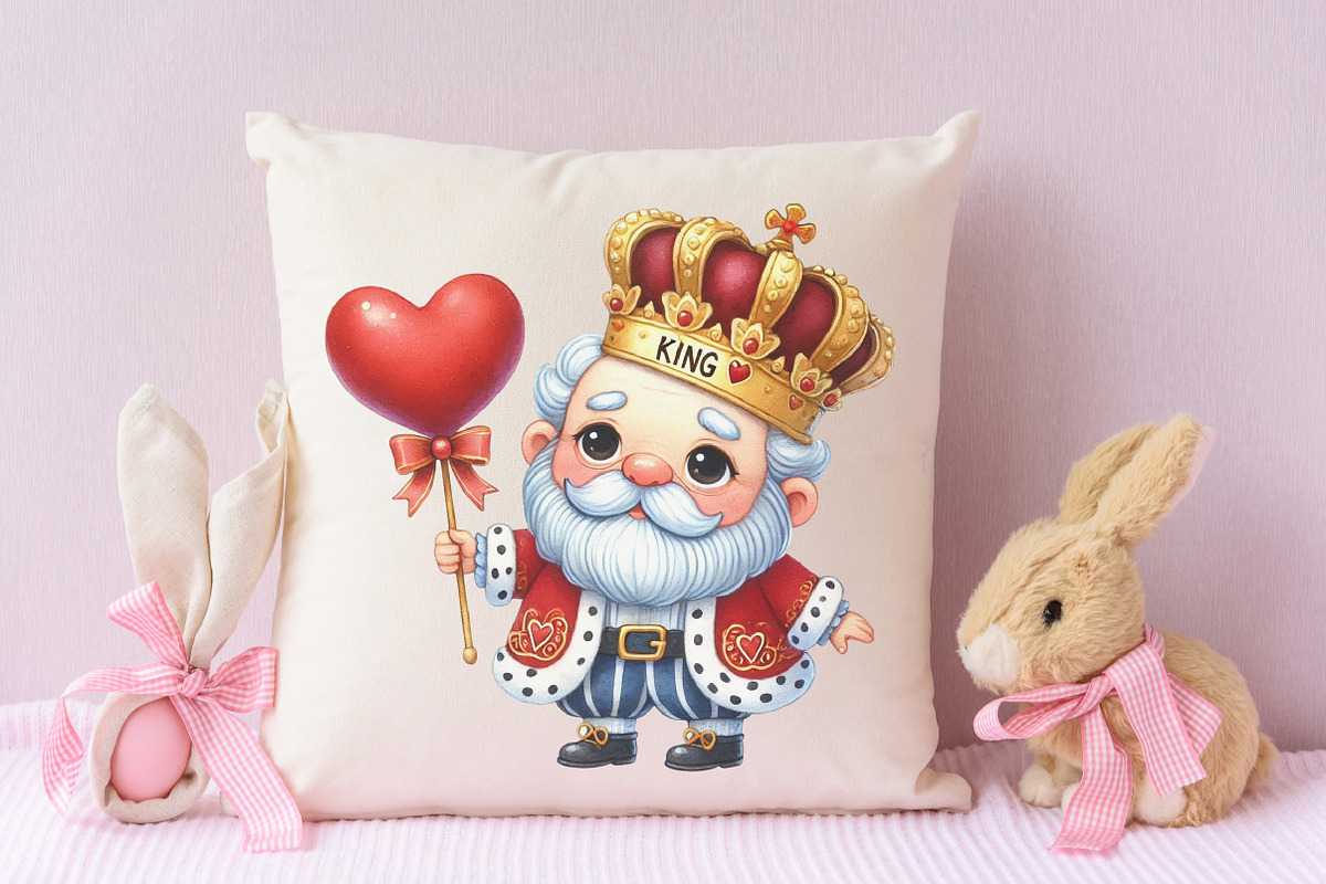 Funny Valentine's grandpa clipart, an Illustration by RobertsArt (Photo 2 of 7)