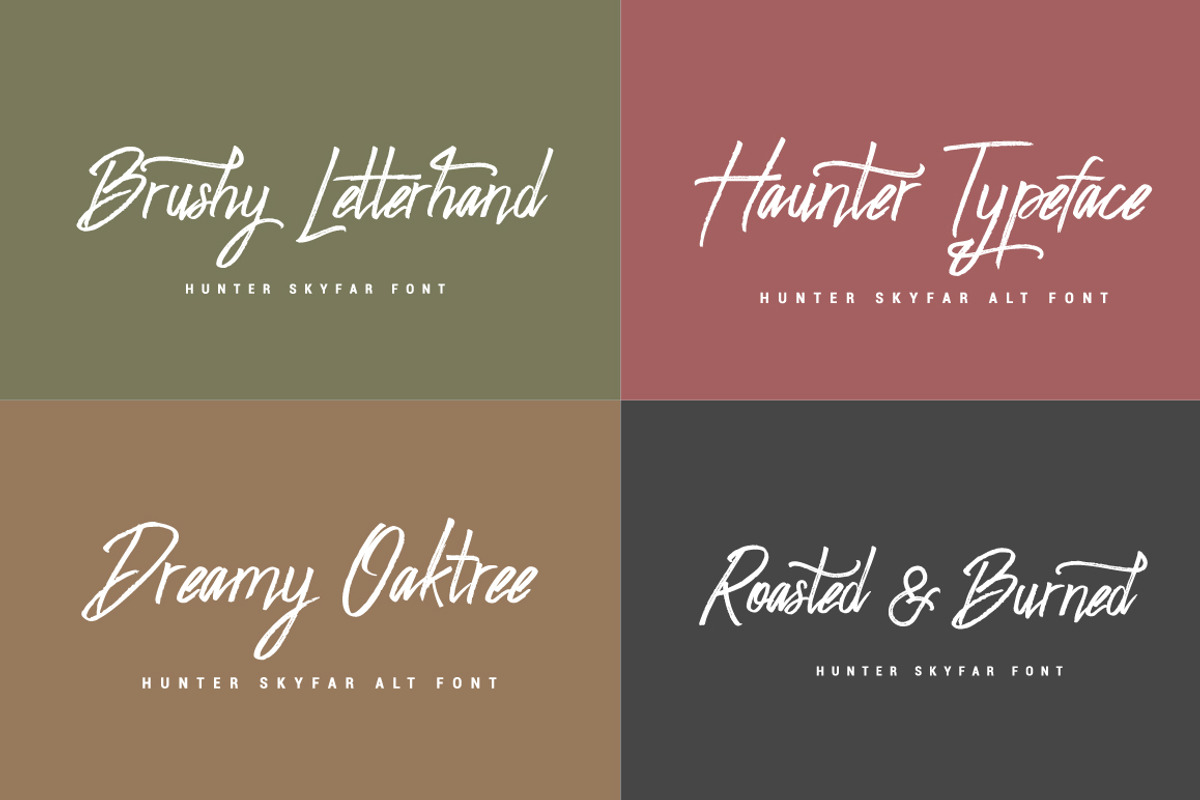 Hunter Skyfar- Dry Brush Script preview 7