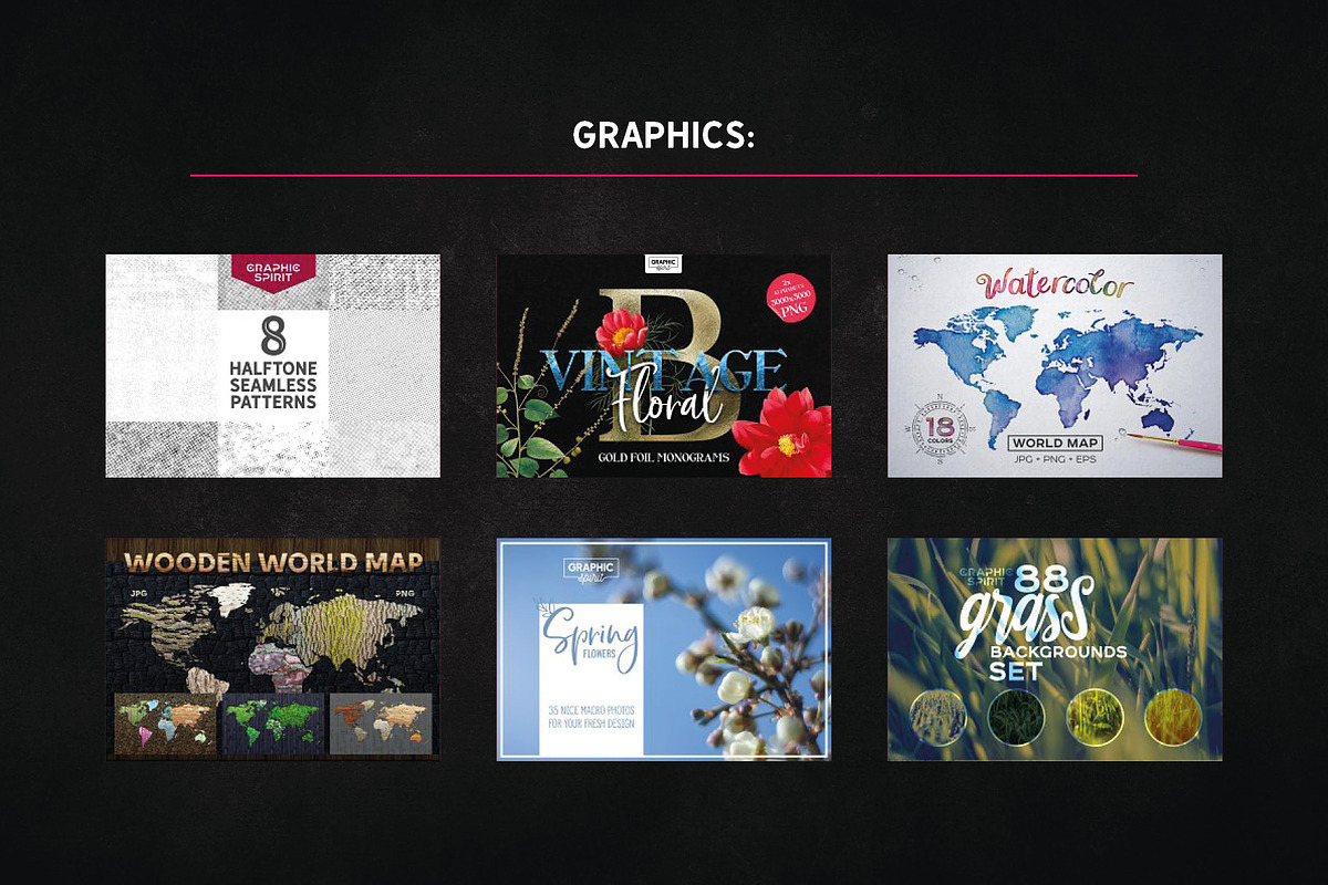 SALE! DESIGNERS ESSENTIAL BUNDLE, a Brushes & More by Graphic Spirit (Photo 9 of 10)