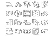 Bricks building materials and, an Object Graphic by pikepicture (Thumbnail 2 of 3)