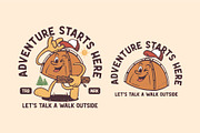Friendly Outdoor Mascot Characters, an Object Illustration by MovinkGraphicStudio (Thumbnail 4 of 15)