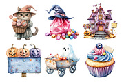 Halloween Trick or Treat Clipart, an Illustration by Daily.Designs (Thumbnail 4 of 5)