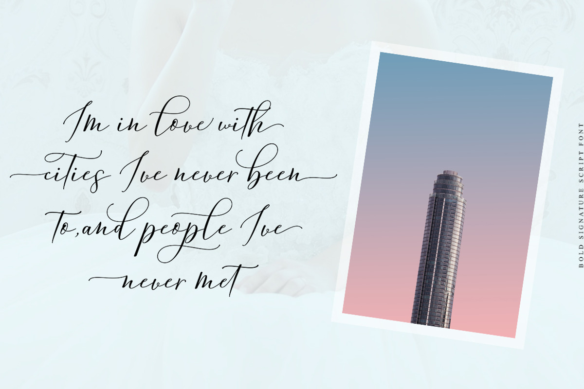 Amorra Script, a Script Font by Zane Studio (Photo 4 of 10)