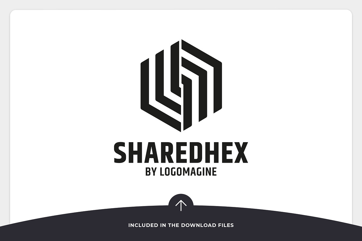 Shared Hex Logo Template, a Branding & Logo Template by LOGOMAGINE (Photo 10 of 16)