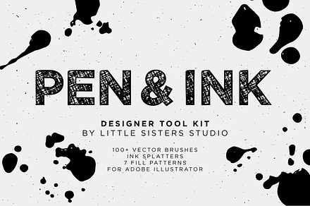 Pen & Ink - Vector Brush Tool Kit