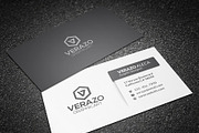 Clean Minimal Business Card, a Business Card Template by Verazo (Thumbnail 2 of 3)