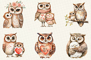 Mother's Day Owl Sublimation Clipart, an Illustration by OK Design (Thumbnail 3 of 5)