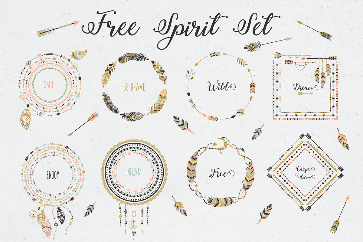 Free Spirit Set, an Object Graphic by Angelina De Sol (Photo 2 of 3)