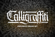 Calligraffiti Procreate Brushes, a Brush Add-On by Jake Rainis (Thumbnail 1 of 10)