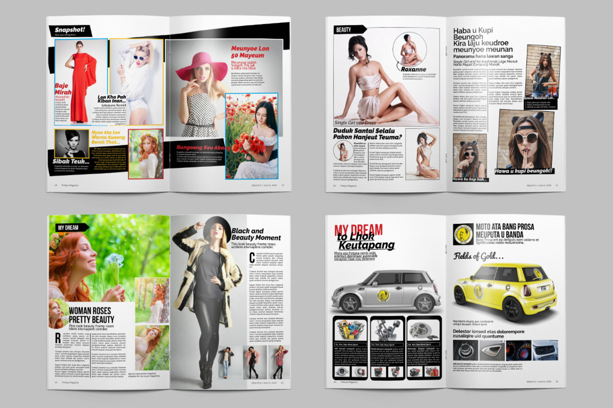 Prettyca Magazines, a Magazine Template by Firtana (Photo 7 of 11)