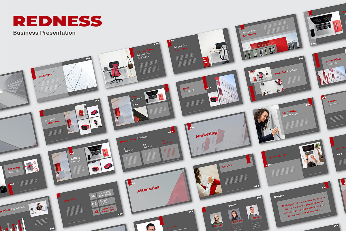 Business Presentation Template, a Presentation Template by TemplArt (Photo 1 of 4)