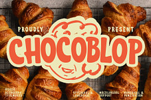Chocoblop– Food Playful Display Font