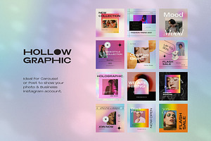 Holowgraphic - Canva Instagram Pack