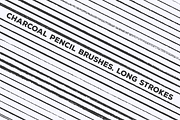 Pencil Charcoal Illustrator Brushes, a Brush Add-On by TheBlackPixelCo (Thumbnail 5 of 8)