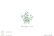 Eucalyptus Watercolor Collection, an Object Illustration by Pati Paints (Thumbnail 11 of 11)
