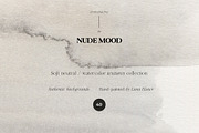 NUDE MOOD watercolor neutral texture, a Texture Graphic by Lana Elanor (Thumbnail 9 of 11)