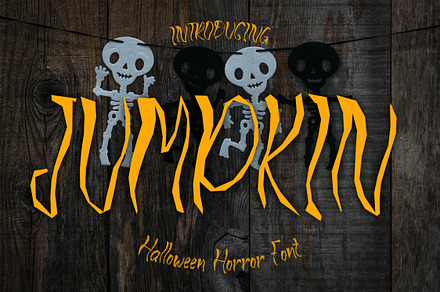 JUMPKIN - Halloween Horror Font, a Script Font by NTC Graphic