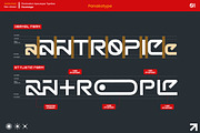 Antropic sci-fi Typeface, a Sans Serif Font by panakota studio (Thumbnail 2 of 7)