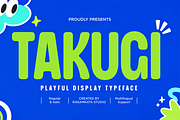Takugi - Condensed Rounded Sans Font, a Sans Serif Font by RagamKata (Thumbnail 1 of 10)