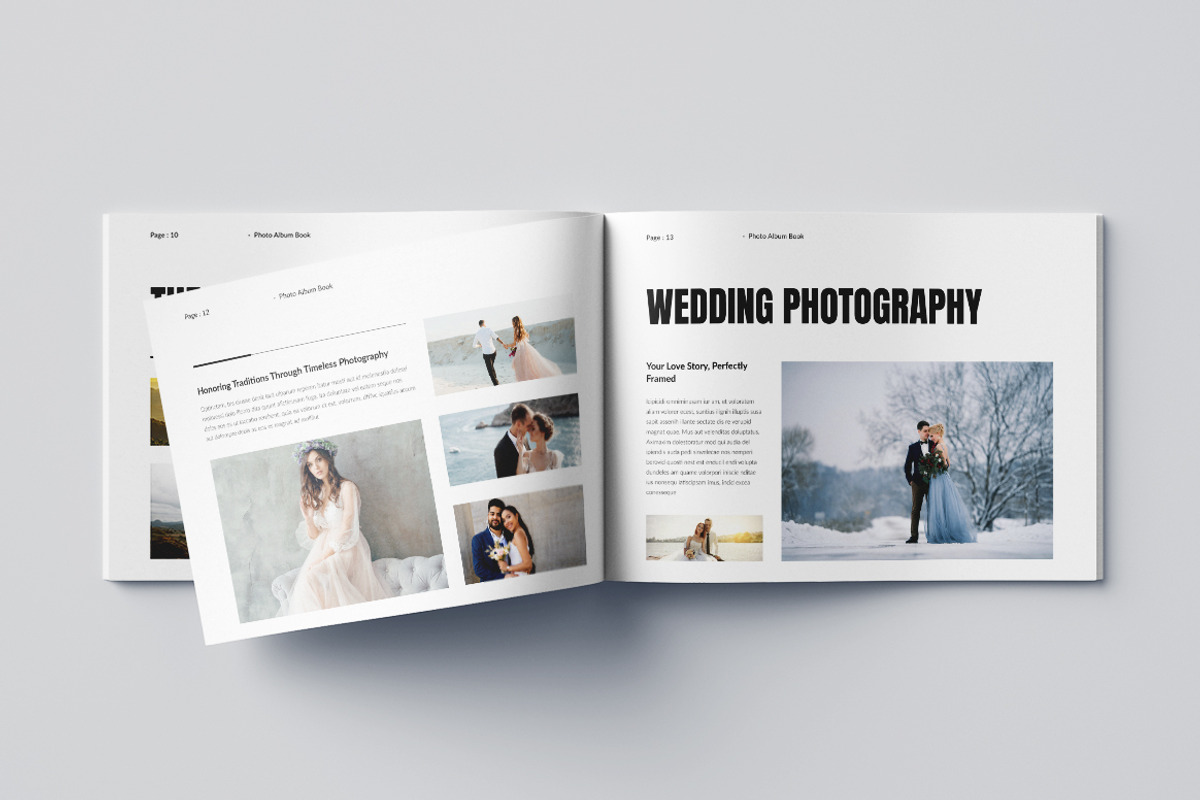 Photo Book Landscape Layout, a Brochure Template by Pixelpick (Photo 7 of 9)