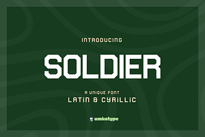 Soldier Display Font