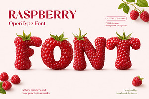 Raspberry Font