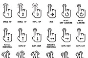 Touch Gesture Icons, an Icon by Glimy (Thumbnail 2 of 5)